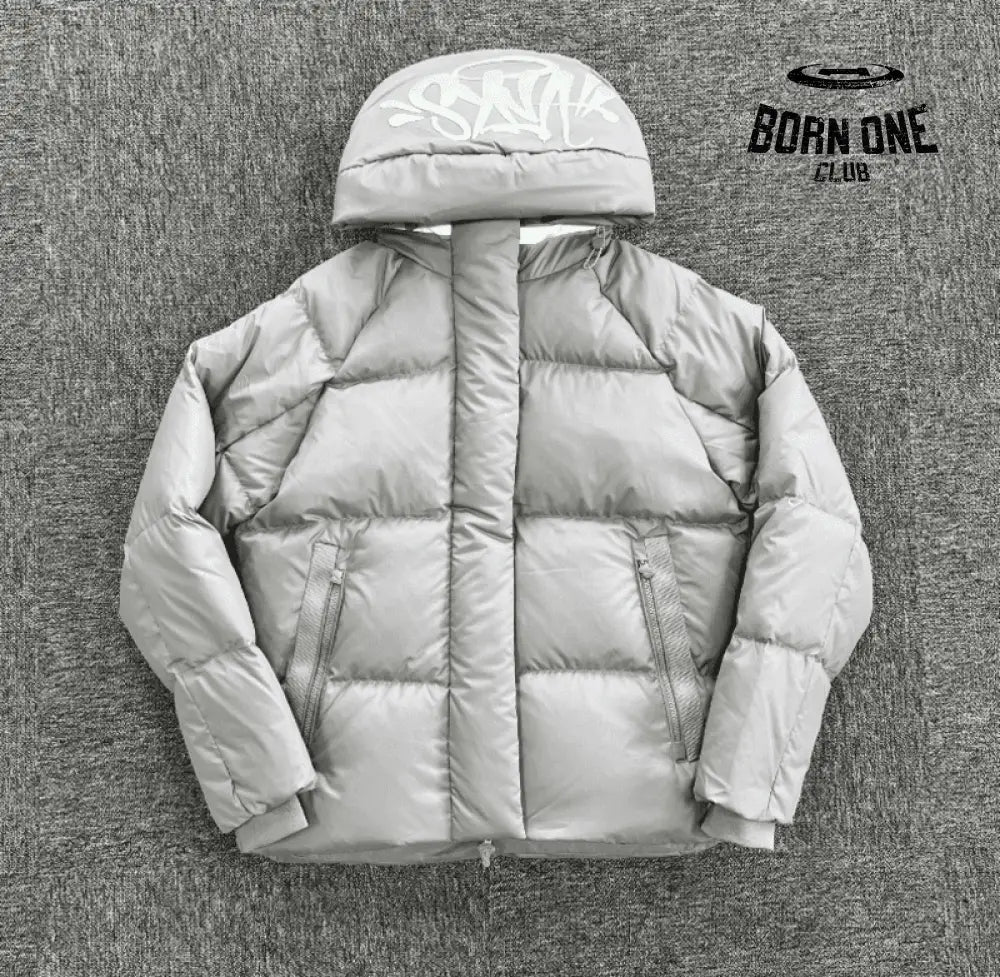 Jaqueta Puffer Synaworld Cinza