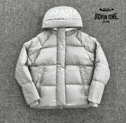 Jaqueta Puffer Synaworld Cinza