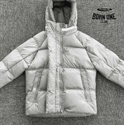 Jaqueta Puffer Synaworld Cinza