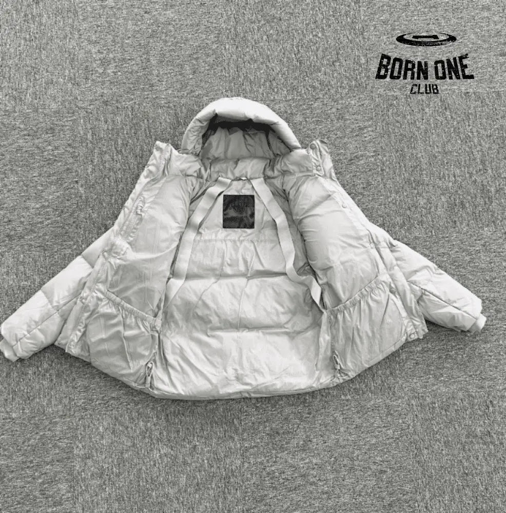 Jaqueta Puffer Synaworld Cinza