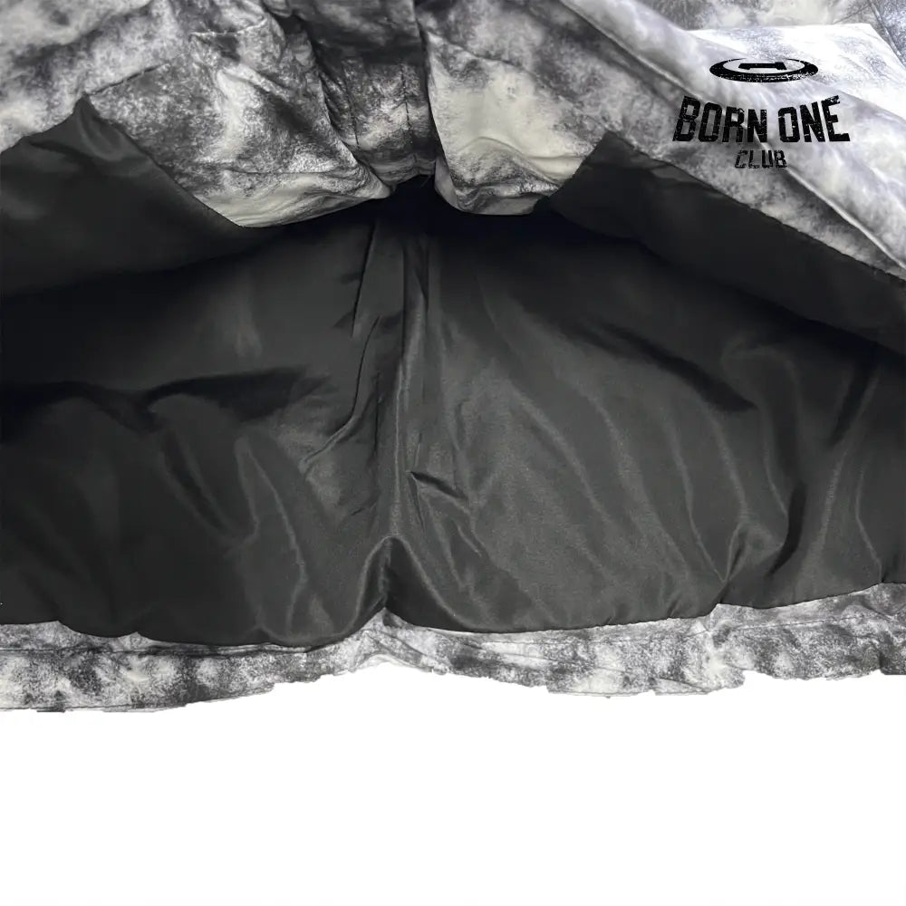 Jaqueta Puffer Trapstar Hyperdrive Tie Dye Black/Gray