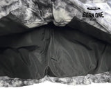 Jaqueta Puffer Trapstar Hyperdrive Tie Dye Black/Gray