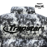 Jaqueta Puffer Trapstar Hyperdrive Tie Dye Black/Gray