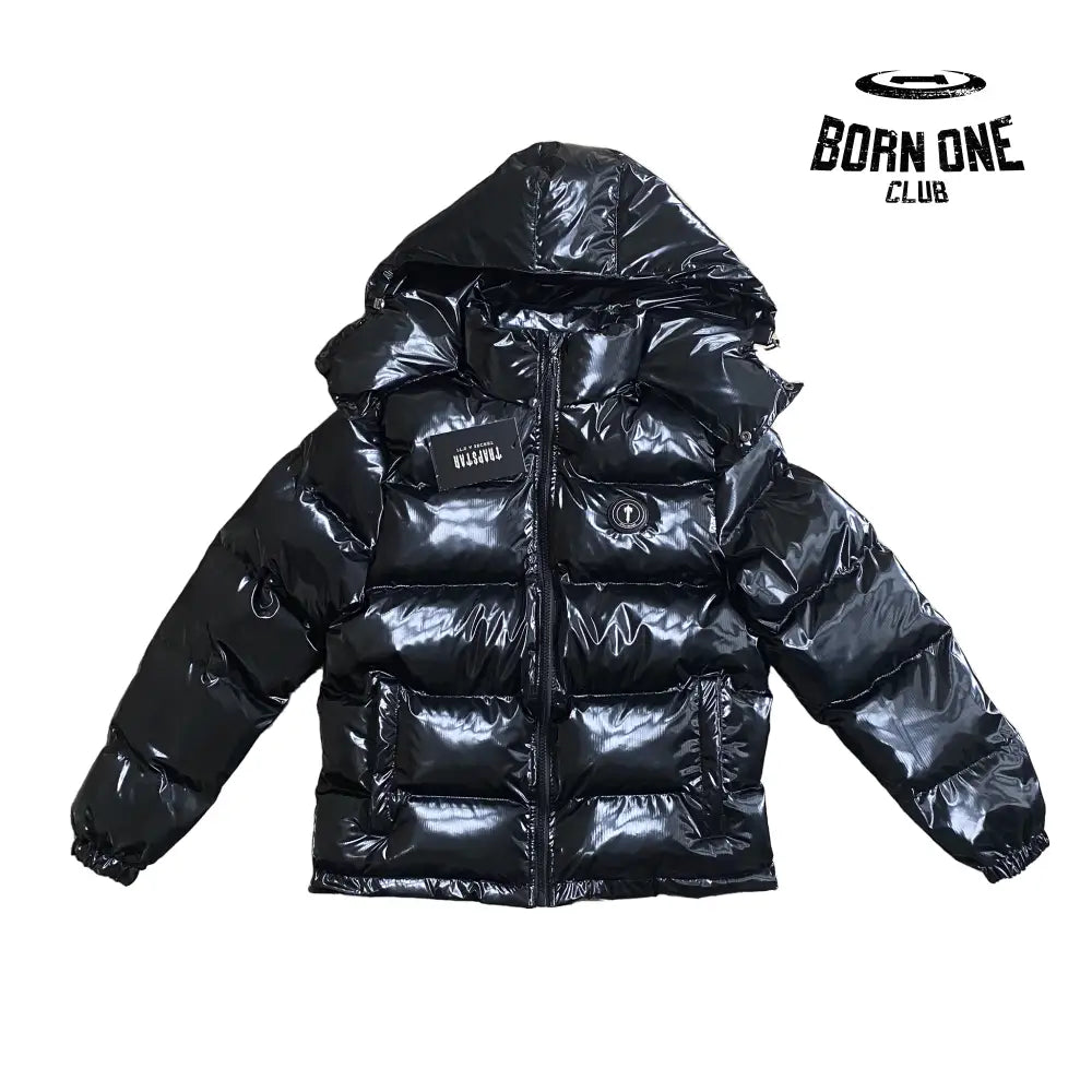 Jaqueta Puffer Trapstar Shiny Irongate Black