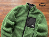 Jaqueta Stussy 8 Ball Sherpa Dupla Face