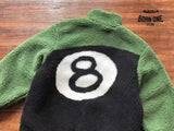 Jaqueta Stussy 8 Ball Sherpa Dupla Face