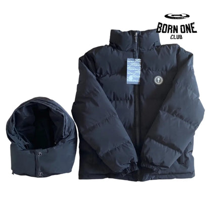 Jaqueta Trapstar Black Irongate Detachable Hood