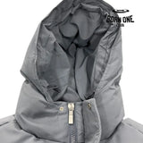 Jaqueta Trapstar Decoded 2022 Hooded Puffer Grey