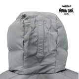 Jaqueta Trapstar Decoded 2022 Hooded Puffer Grey
