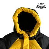 Jaqueta Trapstar Decoded Arch Puffer Black Yellow