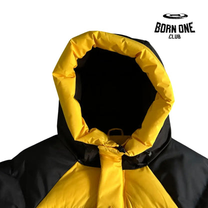 Jaqueta Trapstar Decoded Arch Puffer Black Yellow