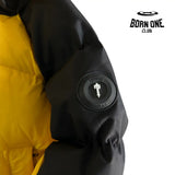 Jaqueta Trapstar Decoded Arch Puffer Black Yellow