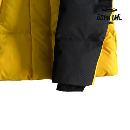 Jaqueta Trapstar Decoded Arch Puffer Black Yellow