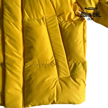 Jaqueta Trapstar Decoded Arch Puffer Black Yellow