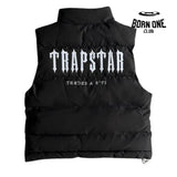 Jaqueta Trapstar Decoded Gilet Black & White