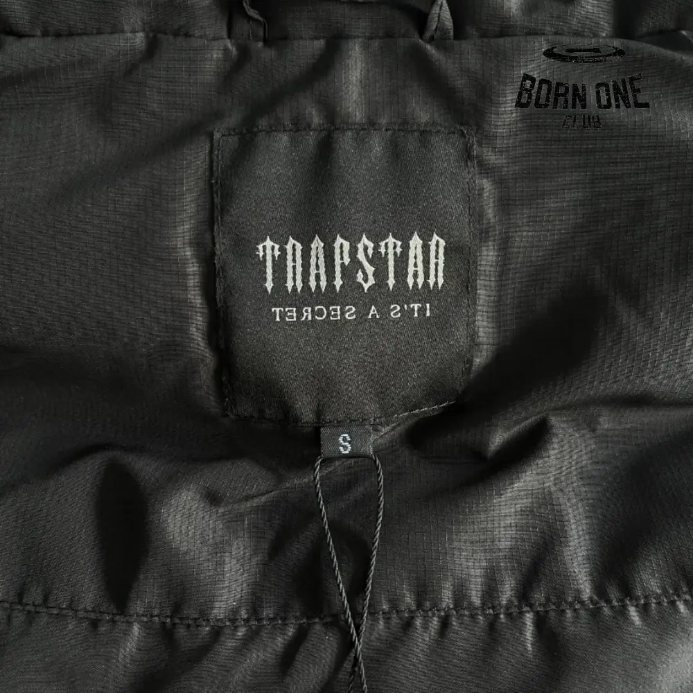 Jaqueta Trapstar Decoded Gilet Black & White