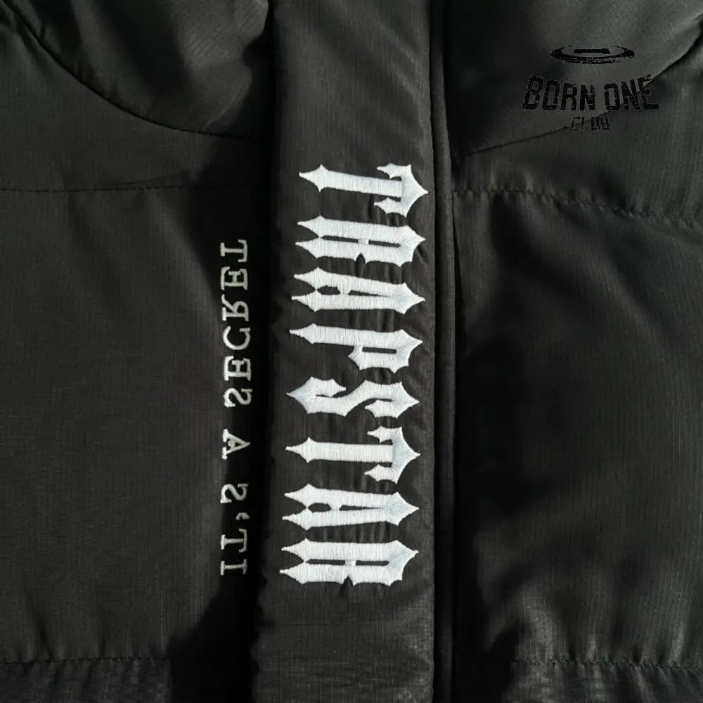 Jaqueta Trapstar Decoded Gilet Black & White