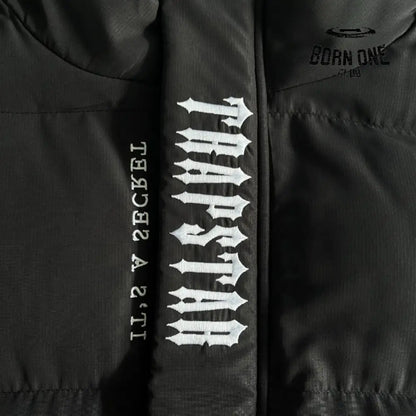 Jaqueta Trapstar Decoded Gilet Black & White