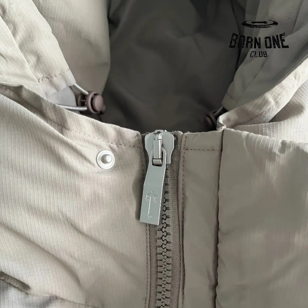 Jaqueta Trapstar Decoded Hooded Puffer 2.0 Brindle
