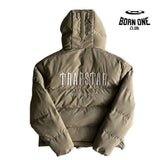 Jaqueta Trapstar Decoded Hooded Puffer 2.0 Brindle
