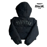 Jaqueta Trapstar Feminina Irongate Detachable Hooded Puffer Black
