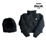 Jaqueta Trapstar Feminina Irongate Detachable Hooded Puffer Black