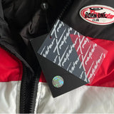 Jaqueta Trapstar Hyperdrive Puffer Black/Red & White