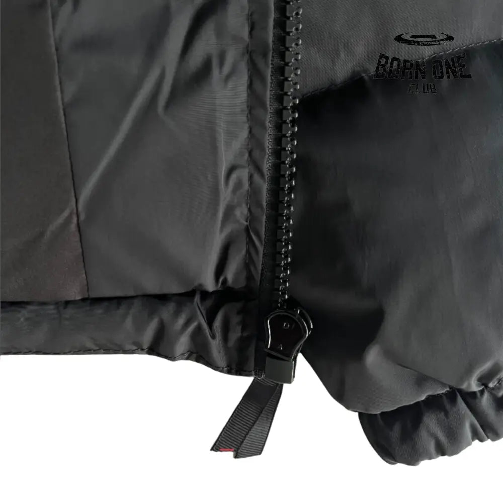 Jaqueta Trapstar Hyperdrive Puffer Black/Red & White