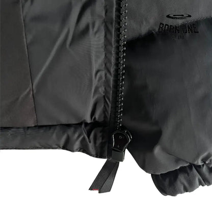 Jaqueta Trapstar Hyperdrive Puffer Black/Red & White