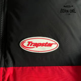 Jaqueta Trapstar Hyperdrive Puffer Black/Red & White