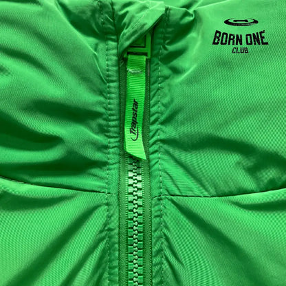 Jaqueta Trapstar Hyperdrive Puffer Green & Black