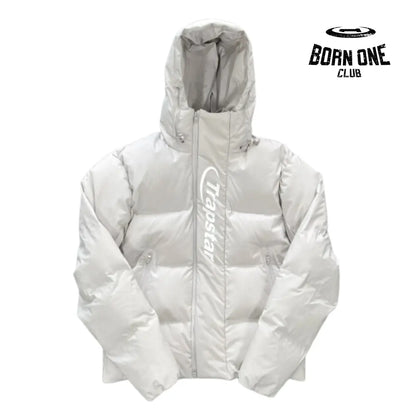 Jaqueta Trapstar Hyperdrive Technical Puffer Light Grey