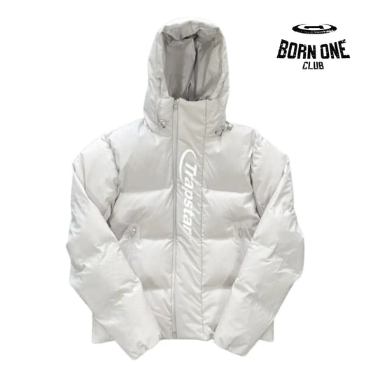 Jaqueta Trapstar Hyperdrive Technical Puffer Light Grey