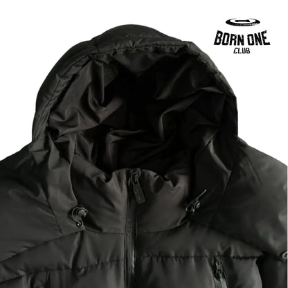 Jaqueta Trapstar Irongate Collar Puffer Black & White