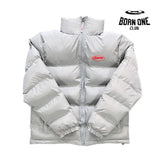 Jaqueta Trapstar Light Grey & Red Hyperdrive 2.0 Bomber P