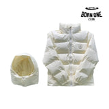 Jaqueta Trapstar Puffer Ice White