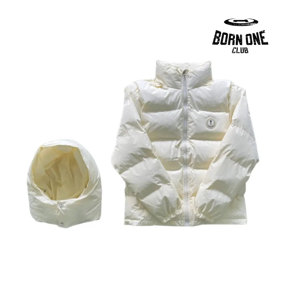 Jaqueta Trapstar Puffer Ice White