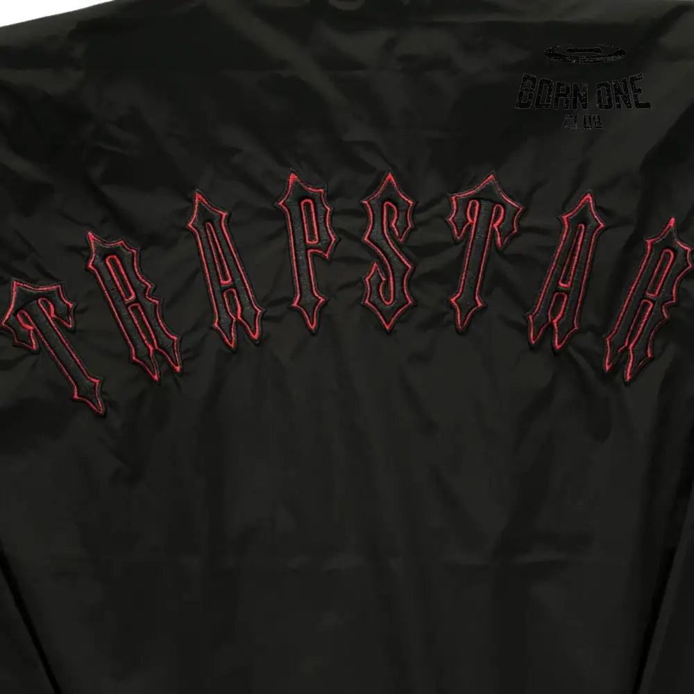 Jaqueta Trapstar Windbreaker Black Red