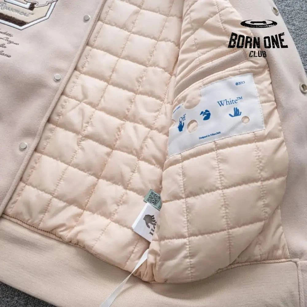 Jaqueta Varsity Off-White x AC Milan