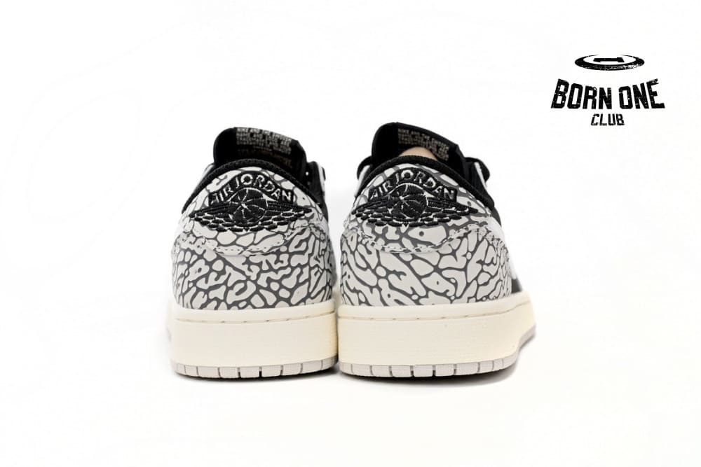 Jordan 1 Low Black Gray Burst CZ0858-001