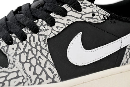 Jordan 1 Low Black Gray Burst CZ0858-001