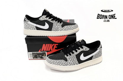 Jordan 1 Low Black Gray Burst CZ0858-001