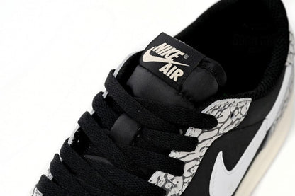 Jordan 1 Low Black Gray Burst CZ0858-001