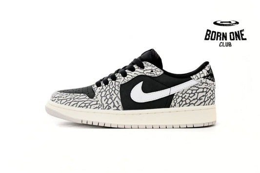 Jordan 1 Low Black Gray Burst CZ0858-001