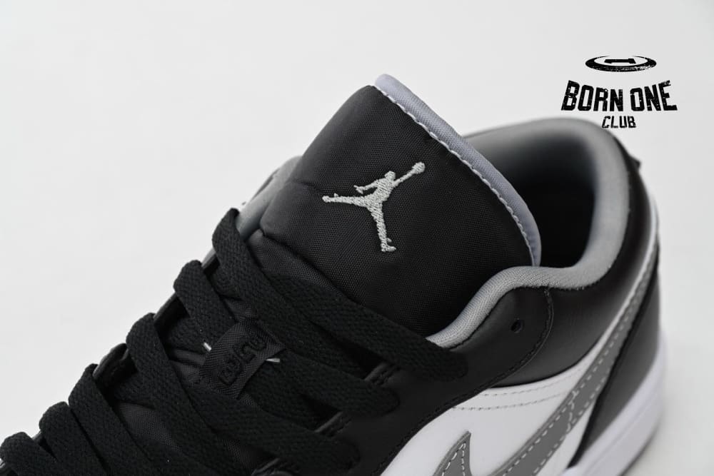 Jordan 1 Low Black White Grey 553558-040