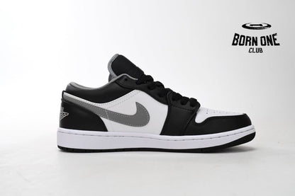 Jordan 1 Low Black White Grey 553558-040