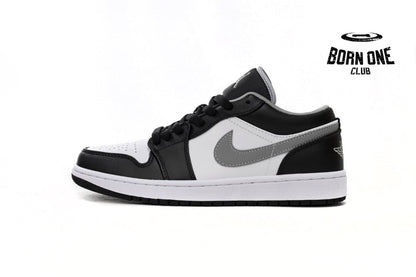Jordan 1 Low Black White Grey 553558-040