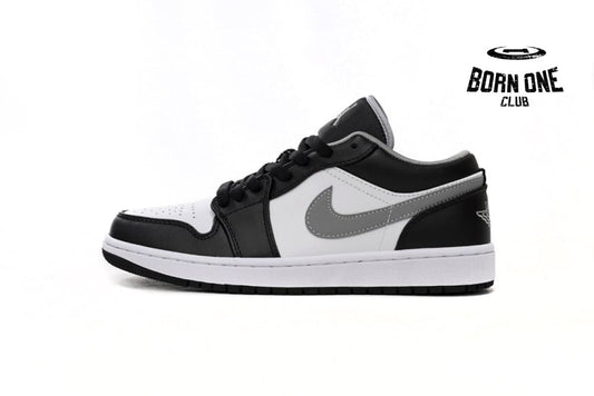 Jordan 1 Low Black White Grey 553558-040