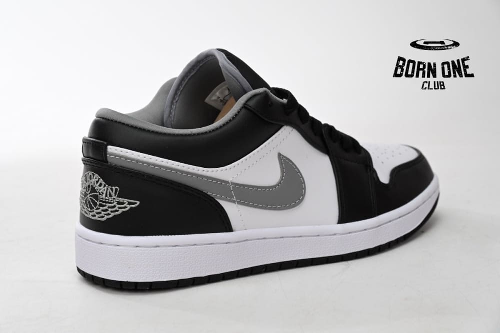 Jordan 1 Low Black White Grey 553558-040