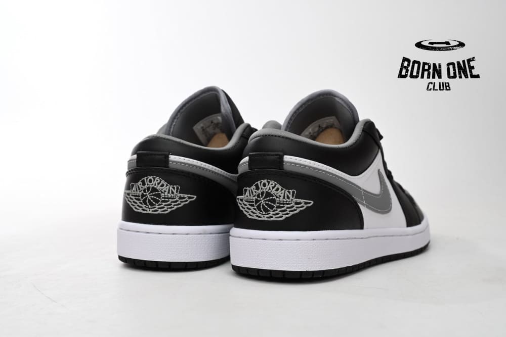 Jordan 1 Low Black White Grey 553558-040